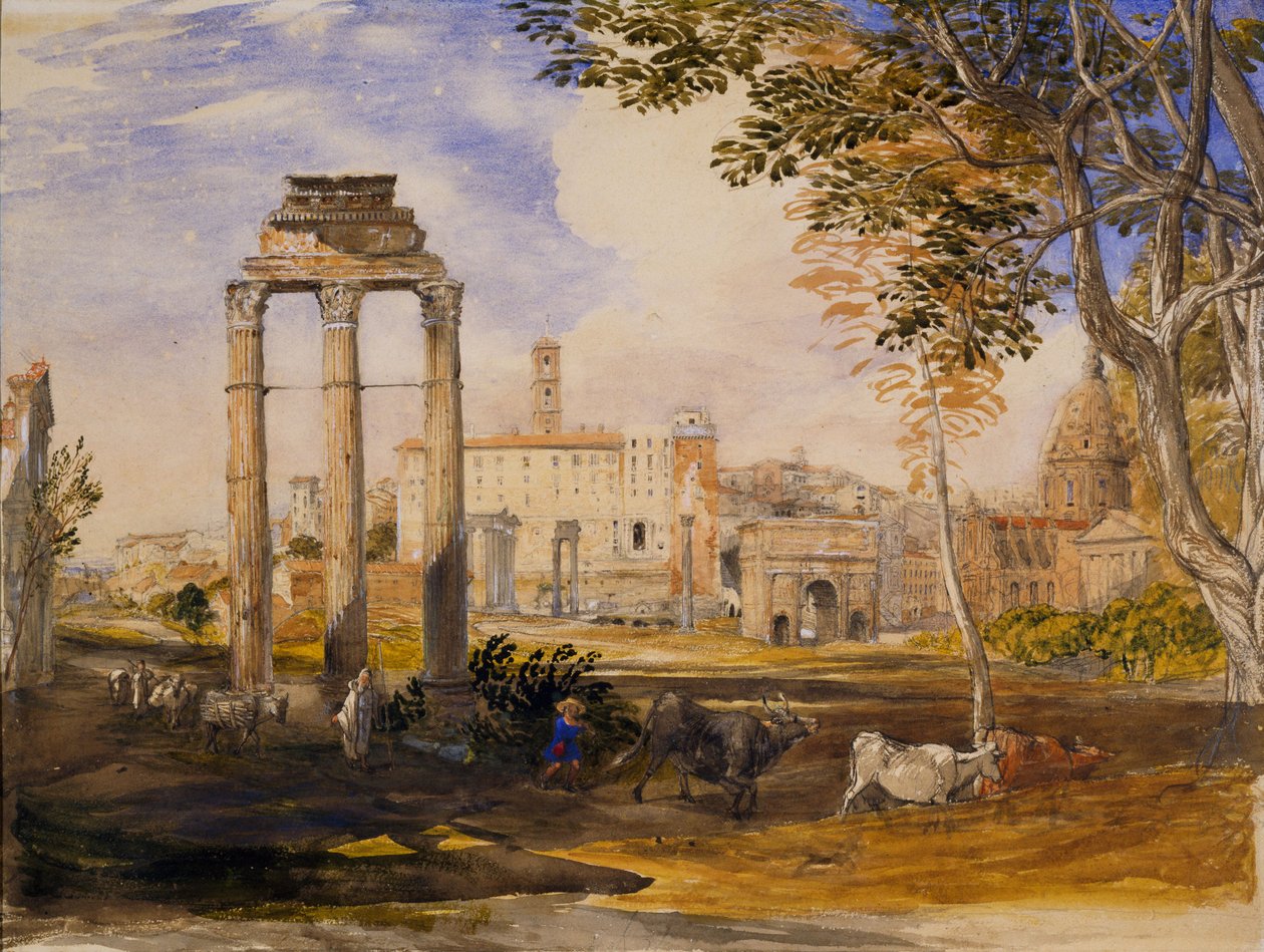 Das Forum, Rom, 1837 von Samuel Palmer