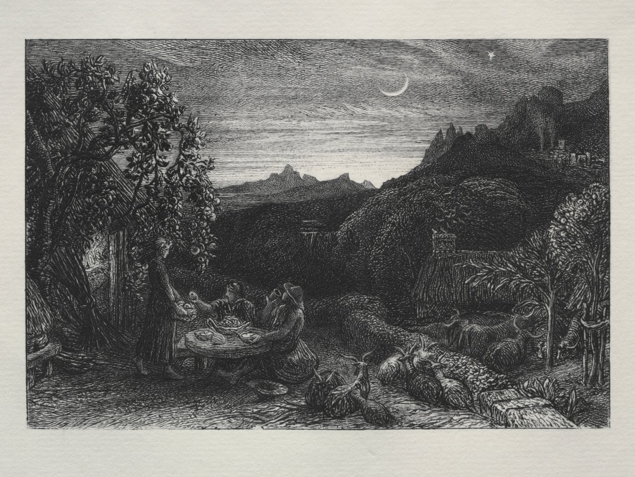 Der heimkehrende Stern von Samuel Palmer