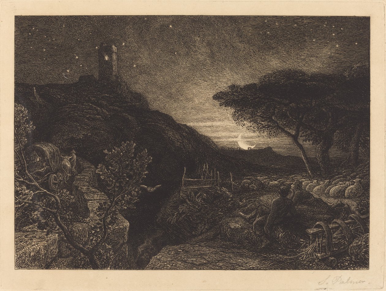 Der einsame Turm von Samuel Palmer