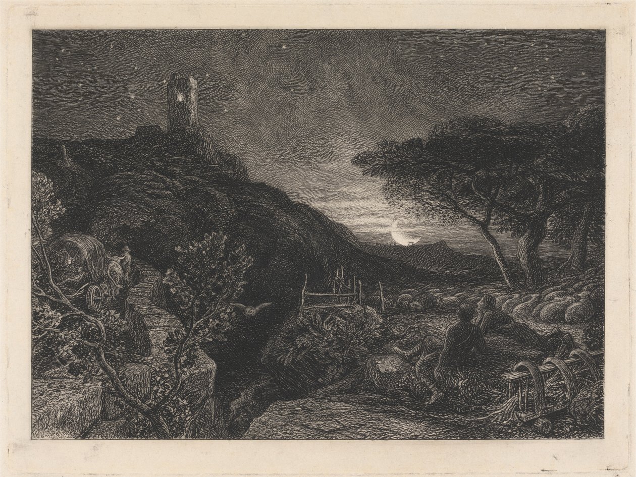 Der einsame Turm von Samuel Palmer