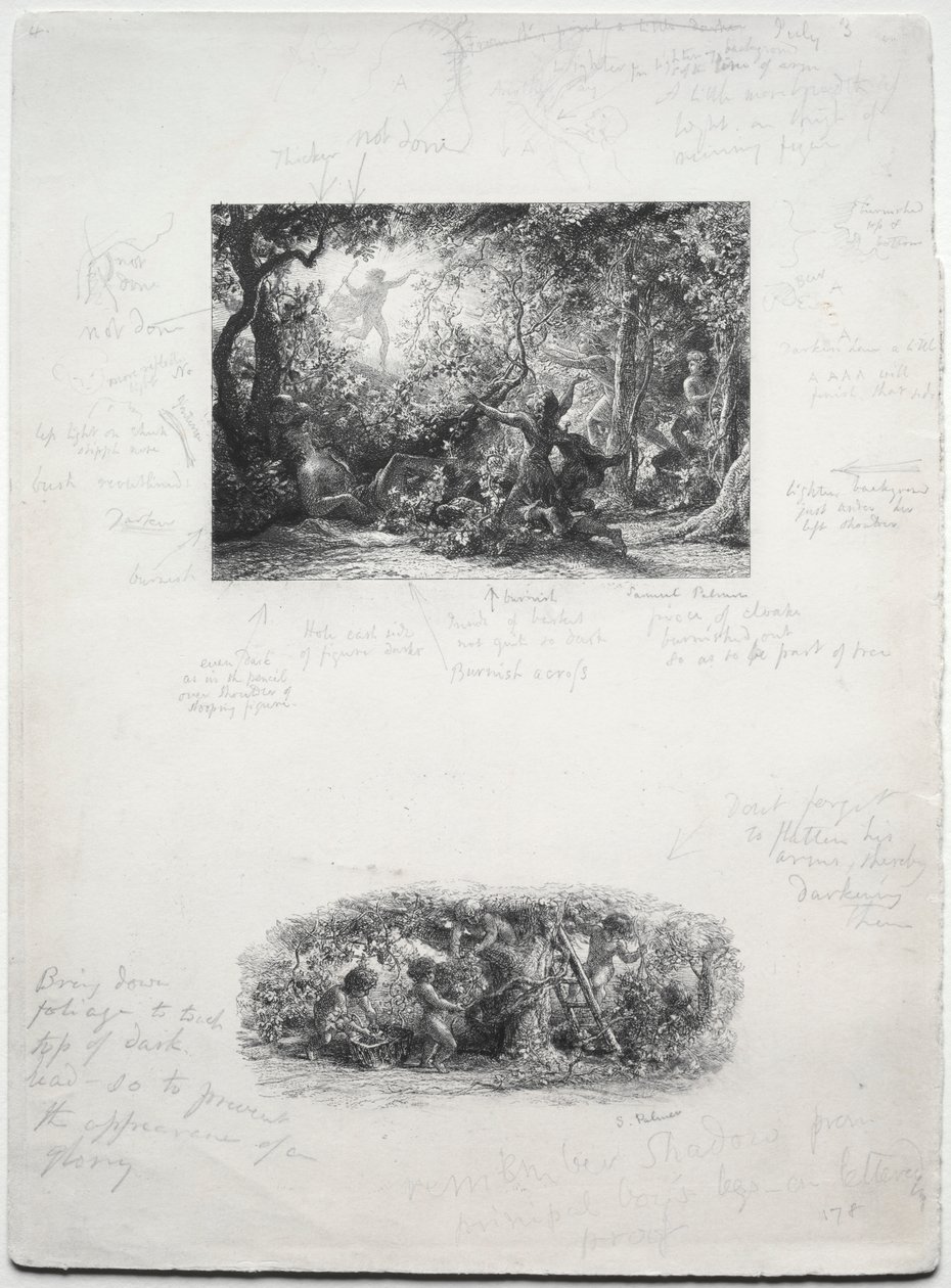 Der Weinstock von Samuel Palmer