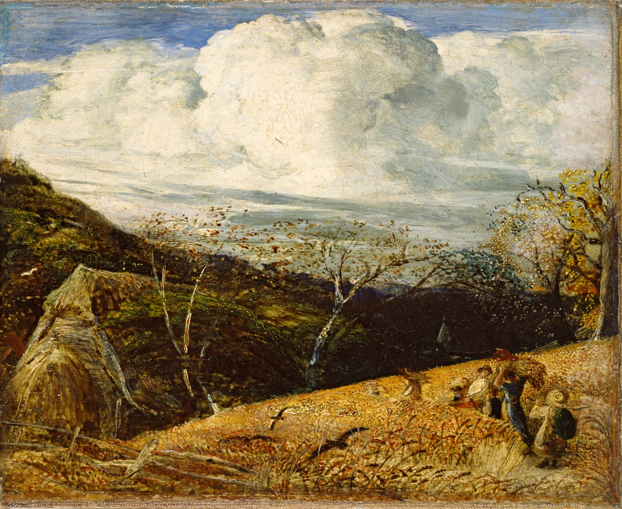 Die weiße Wolke, ca. 1833-1834 von Samuel Palmer