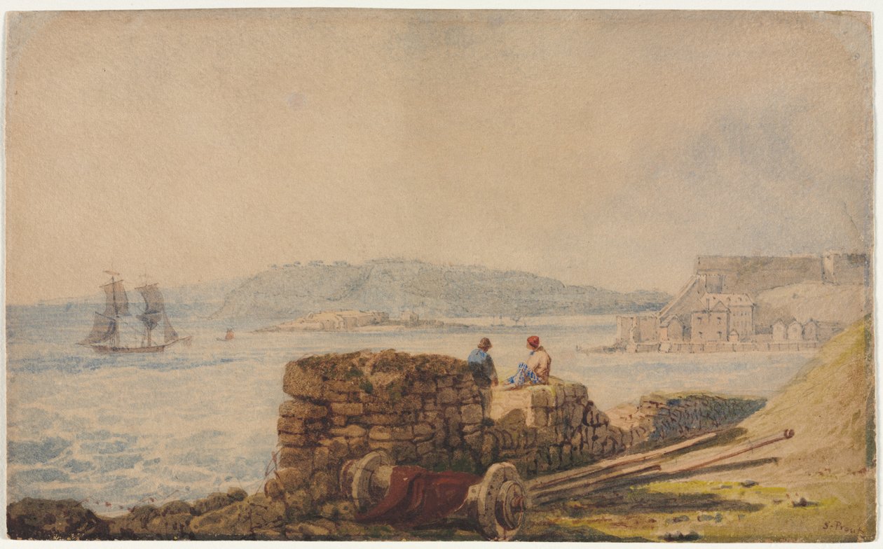 Drakes Island, Plymouth von Samuel Prout