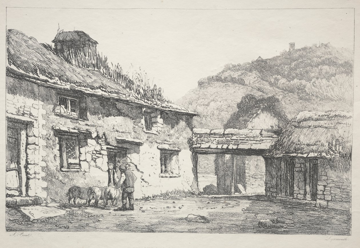Lynmouth von Samuel Prout