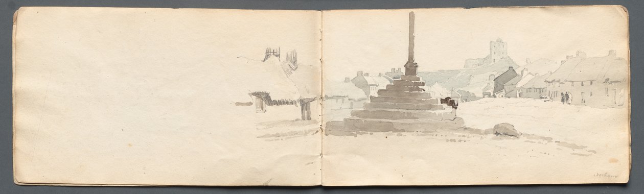 Skizzenbuch: Norham, 1814 von Samuel Prout