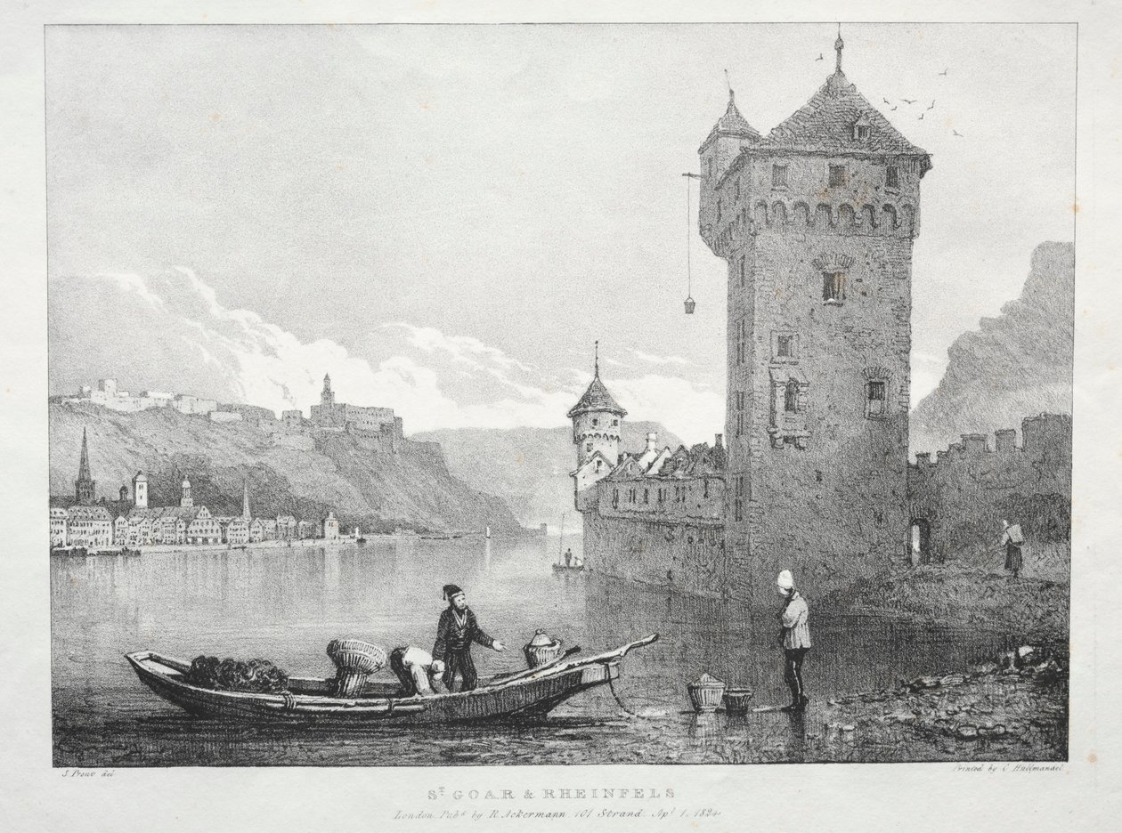 St. Goar und Rheinfels von Samuel Prout