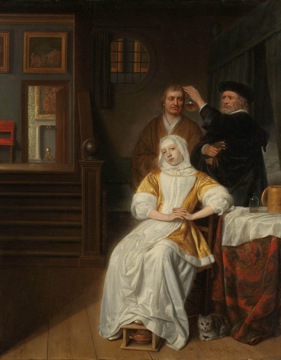 Die anämische Dame von Samuel van Hoogstraten