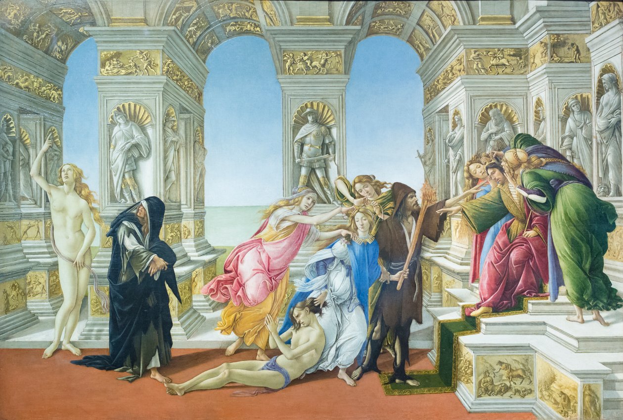Die Verleumdung des Apelles von Sandro Botticelli