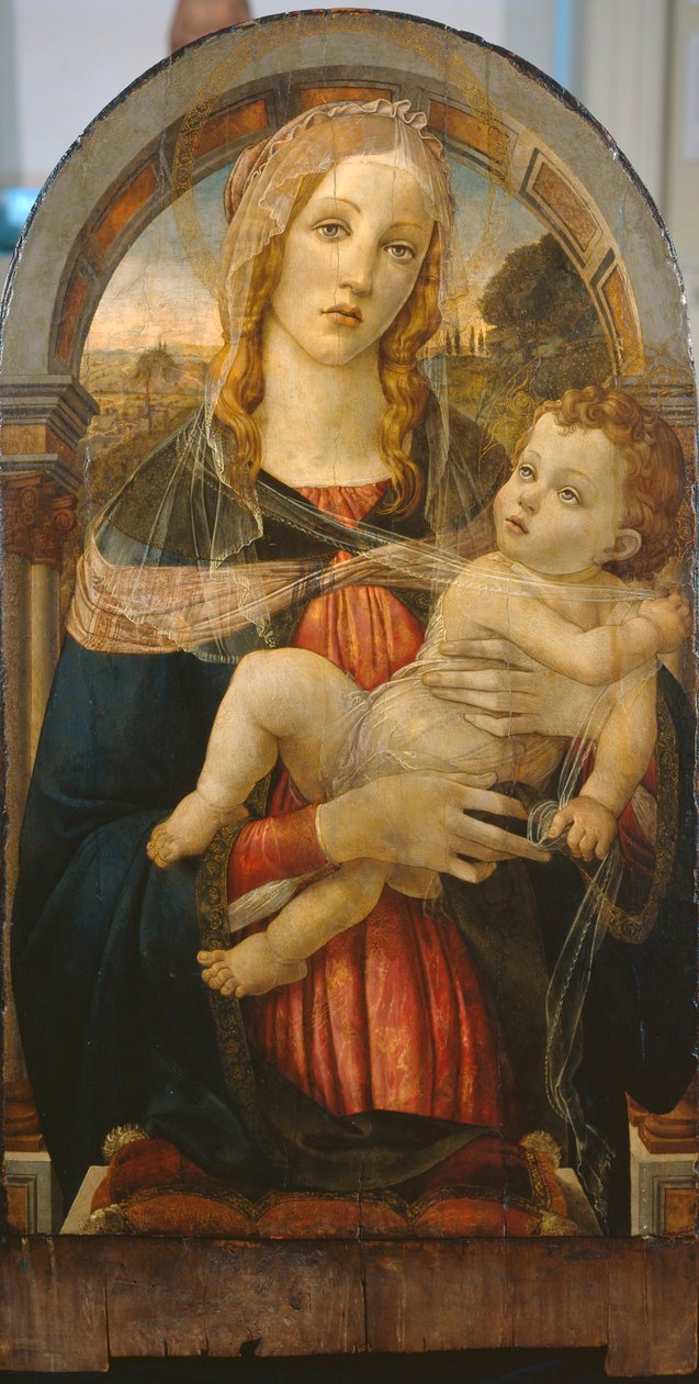Die Jungfrau und das Kind von Sandro (after) Botticelli