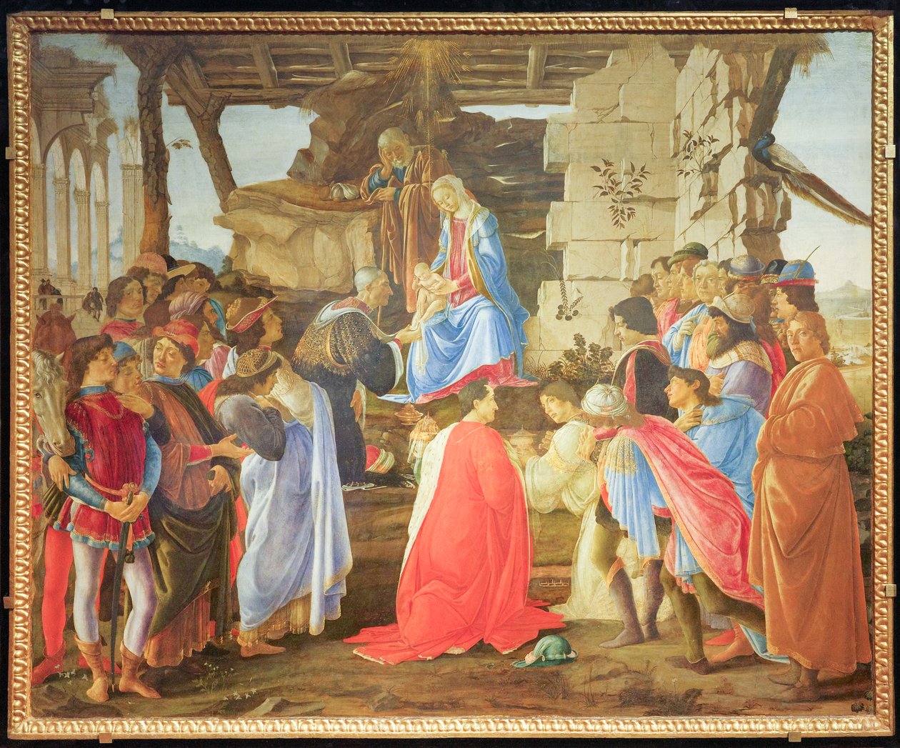 Anbetung der Könige von Sandro Botticelli
