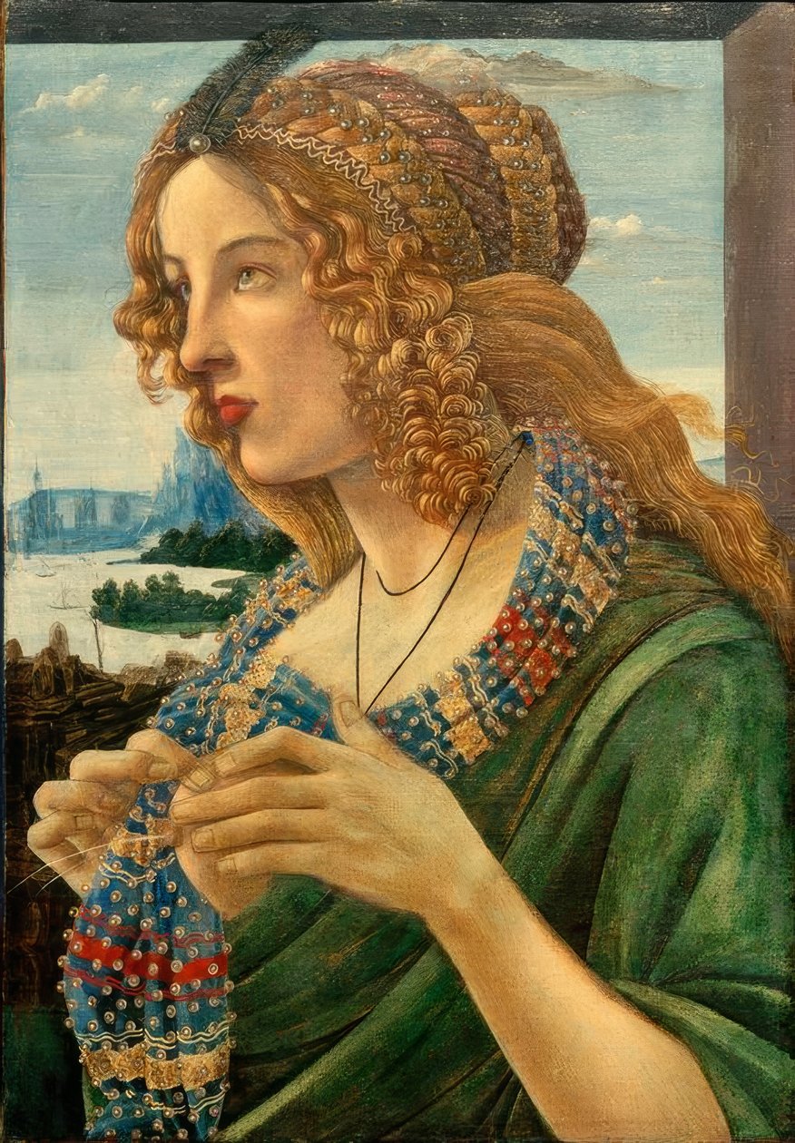 Allegorisches Bildnis einer Frau von Sandro Botticelli