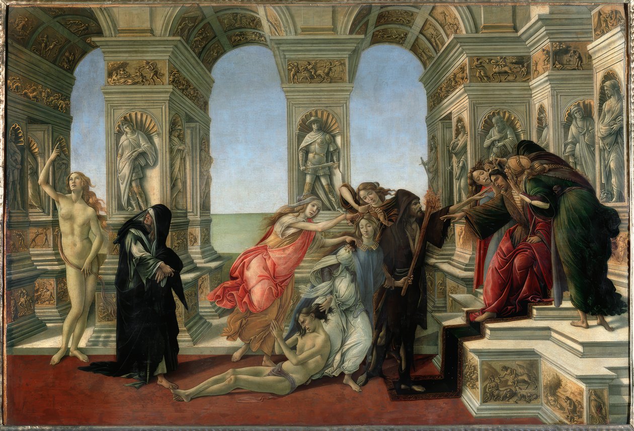 Die Verleumdung des Apelles von Sandro Botticelli