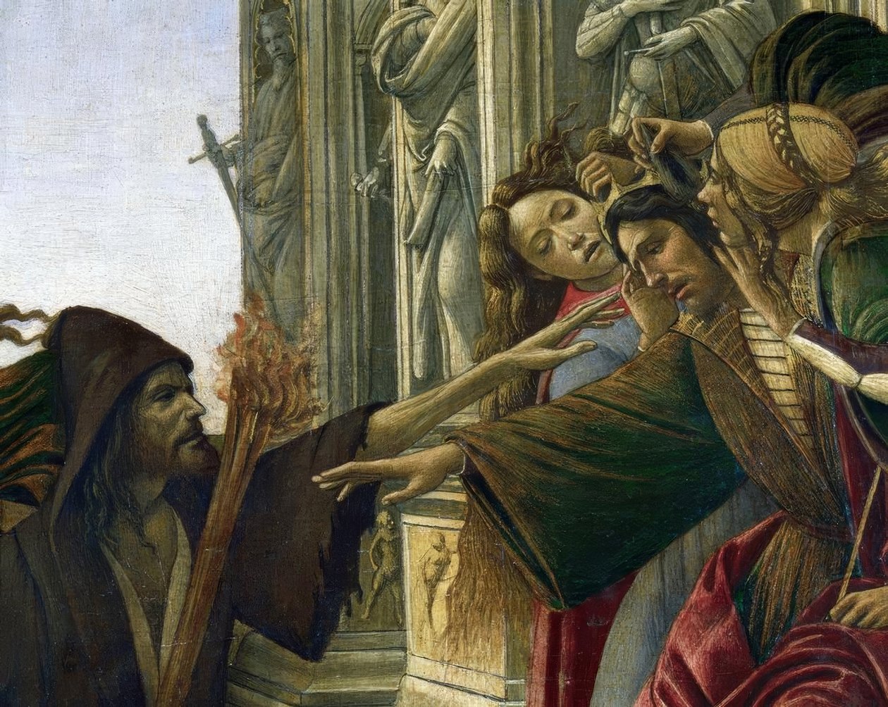 Die Verleumdung des Apelles von Sandro Botticelli