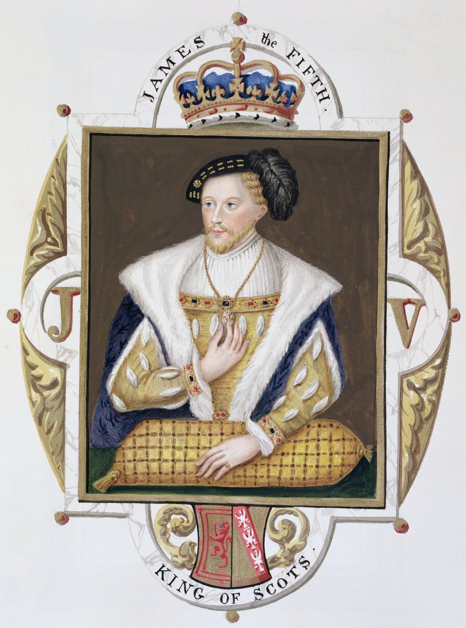 Porträt von James V (1512-42) König von Schottland aus 