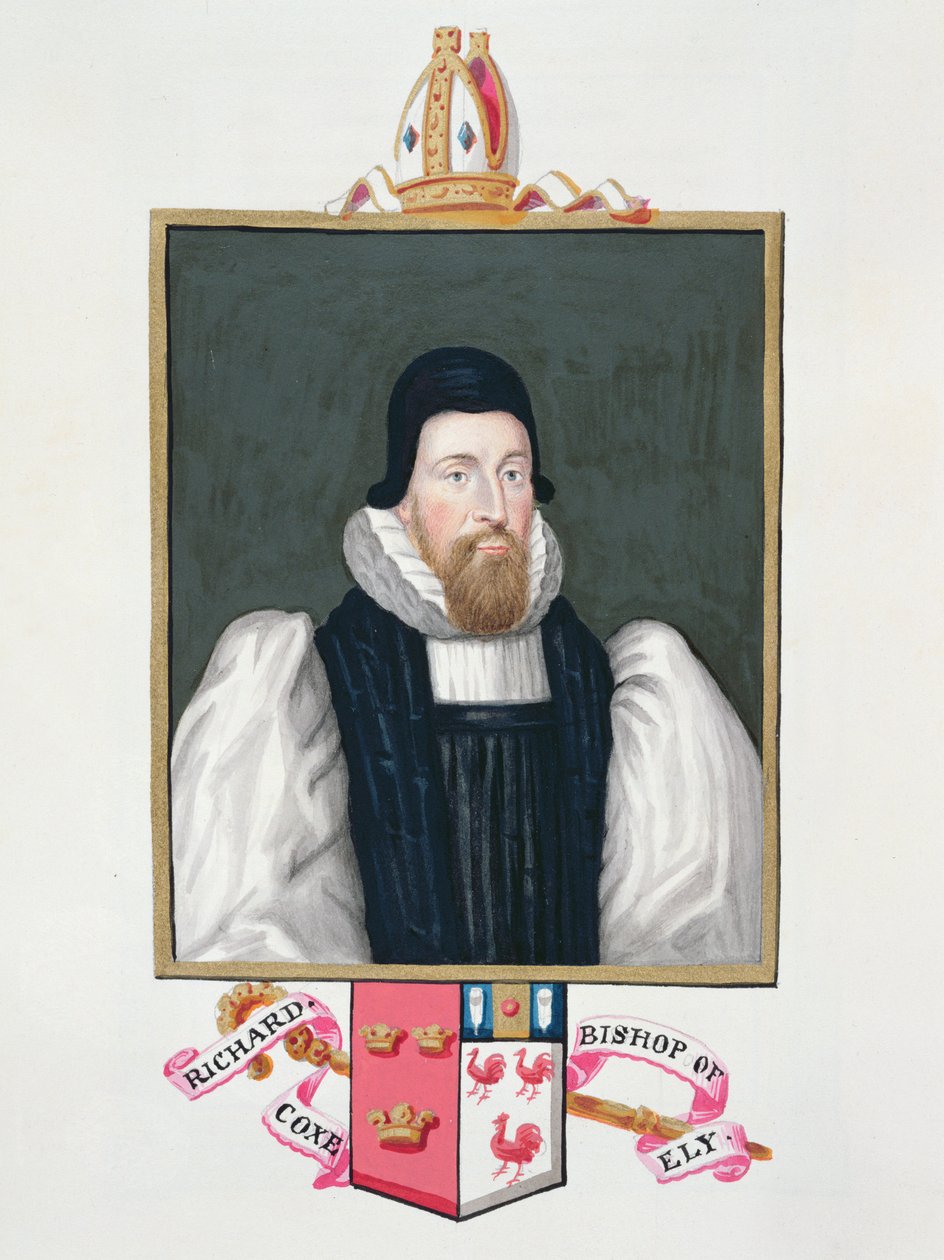 Porträt von Richard Cox (1500-81), Bischof von Ely, aus 