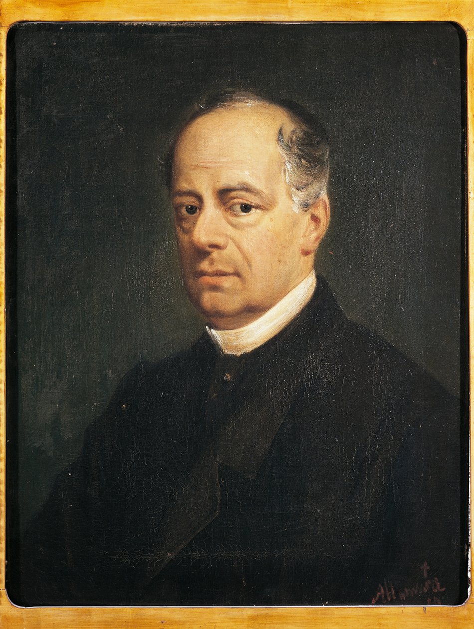 Porträt von Carlo Poerio von Saverio Altamura