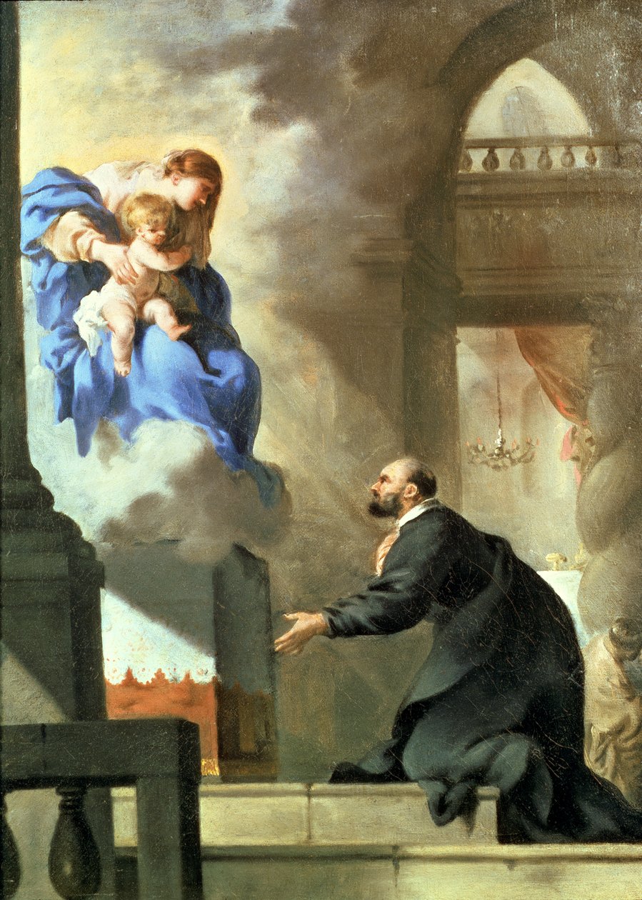 Die Vision des Heiligen Ignatius von Sébastien Bourdon