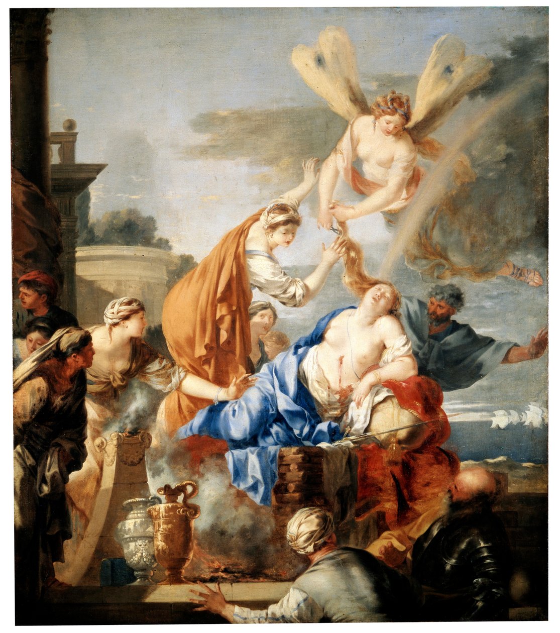 Der Tod der Dido, ca. 1637-ca. 1640 von Sébastien Bourdon