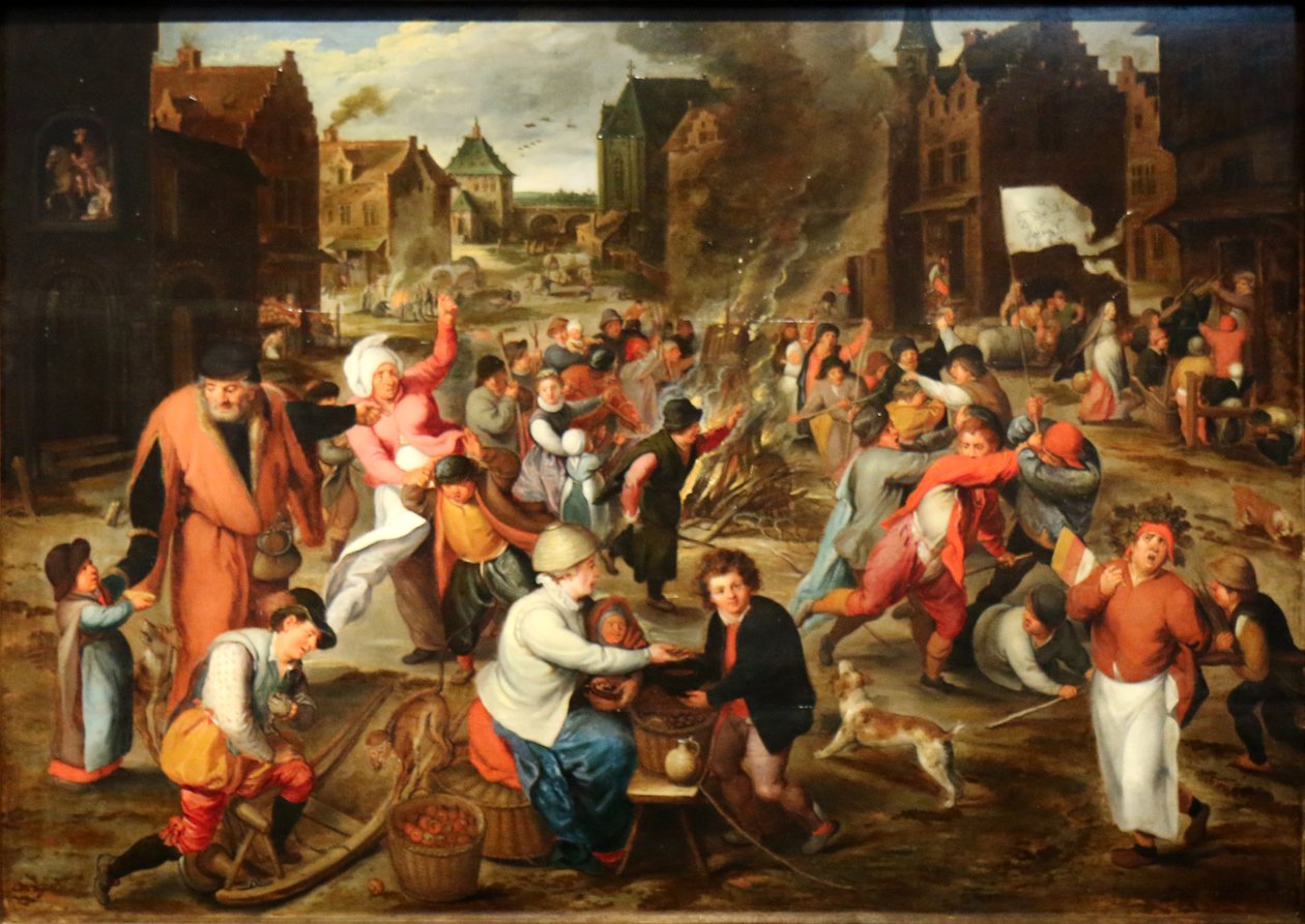 Das Fest des heiligen Martin von School of Marten van Cleve