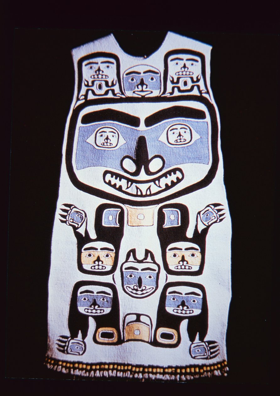 Chilkat-Kleid, Tlingit-Stamm von School American
