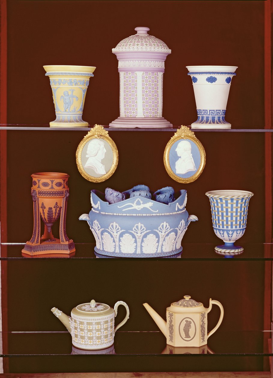 Sammlung von Wedgwood-Stücken von School English