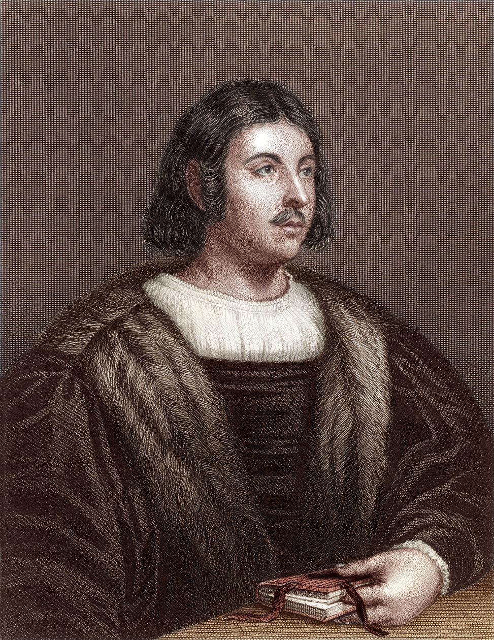 Giovanni Boccaccio (Farbstich) von School Italian