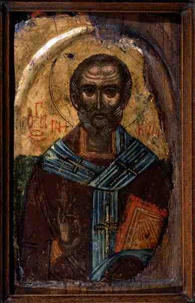 St. Nikolaus, um 1600 von School Macedonian