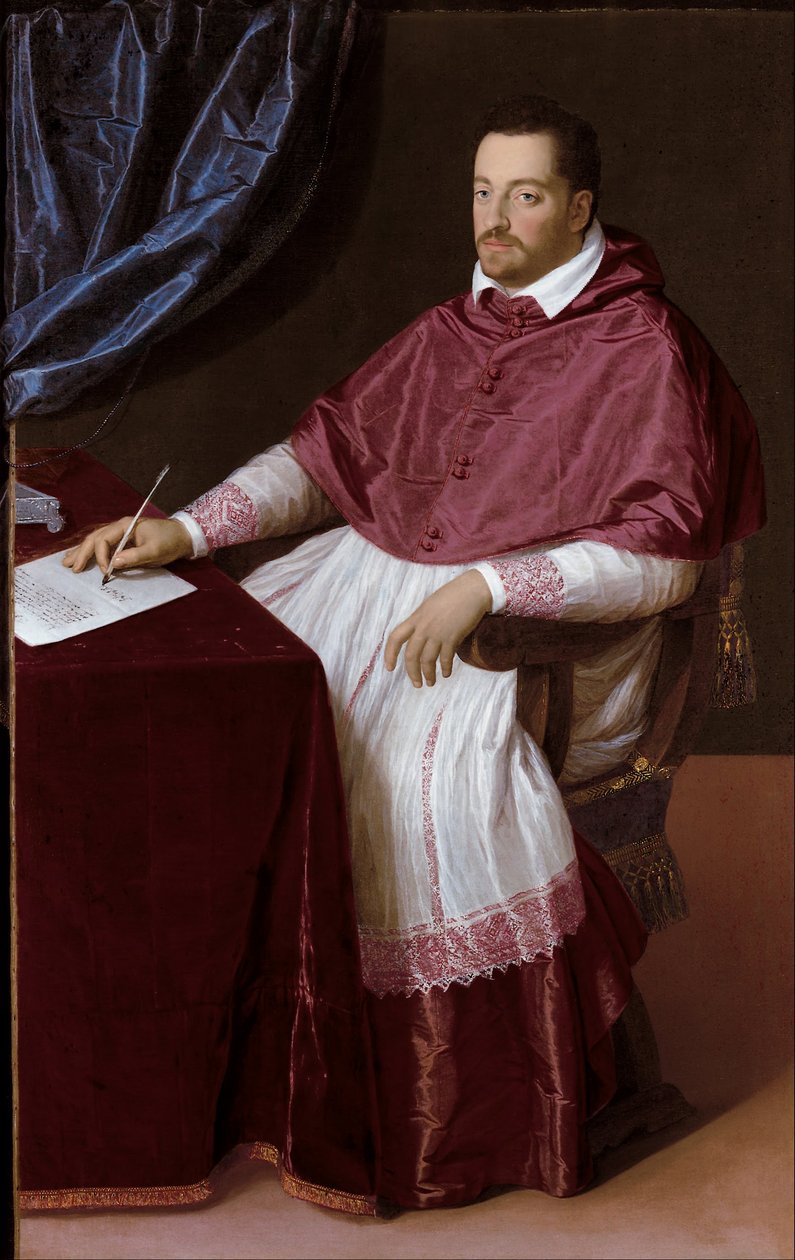 Kardinal Ferdinando de Medici, später Großherzog Ferdinando I. von Toskana von Scipione Pulzone