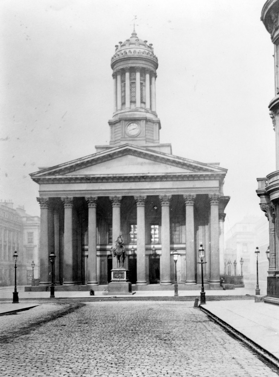 Royal Exchange Square, Glasgow, ca. 1895 von Scottish Photographer