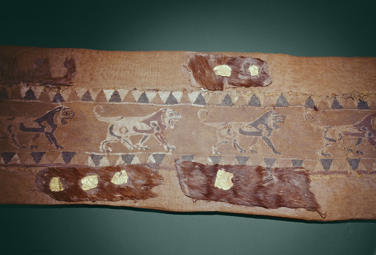 Pferdebrustband mit Löwen von Scythian