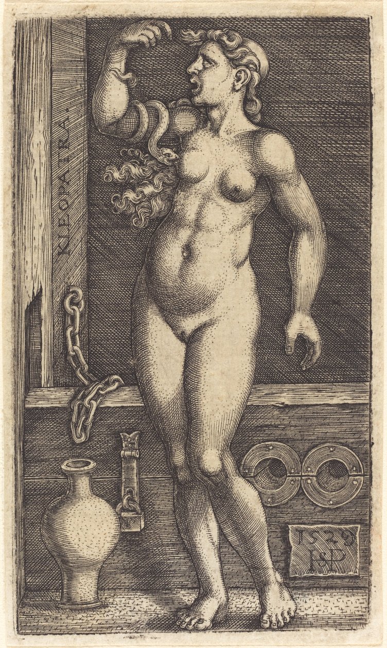 Kleopatra stehend von Sebald Beham