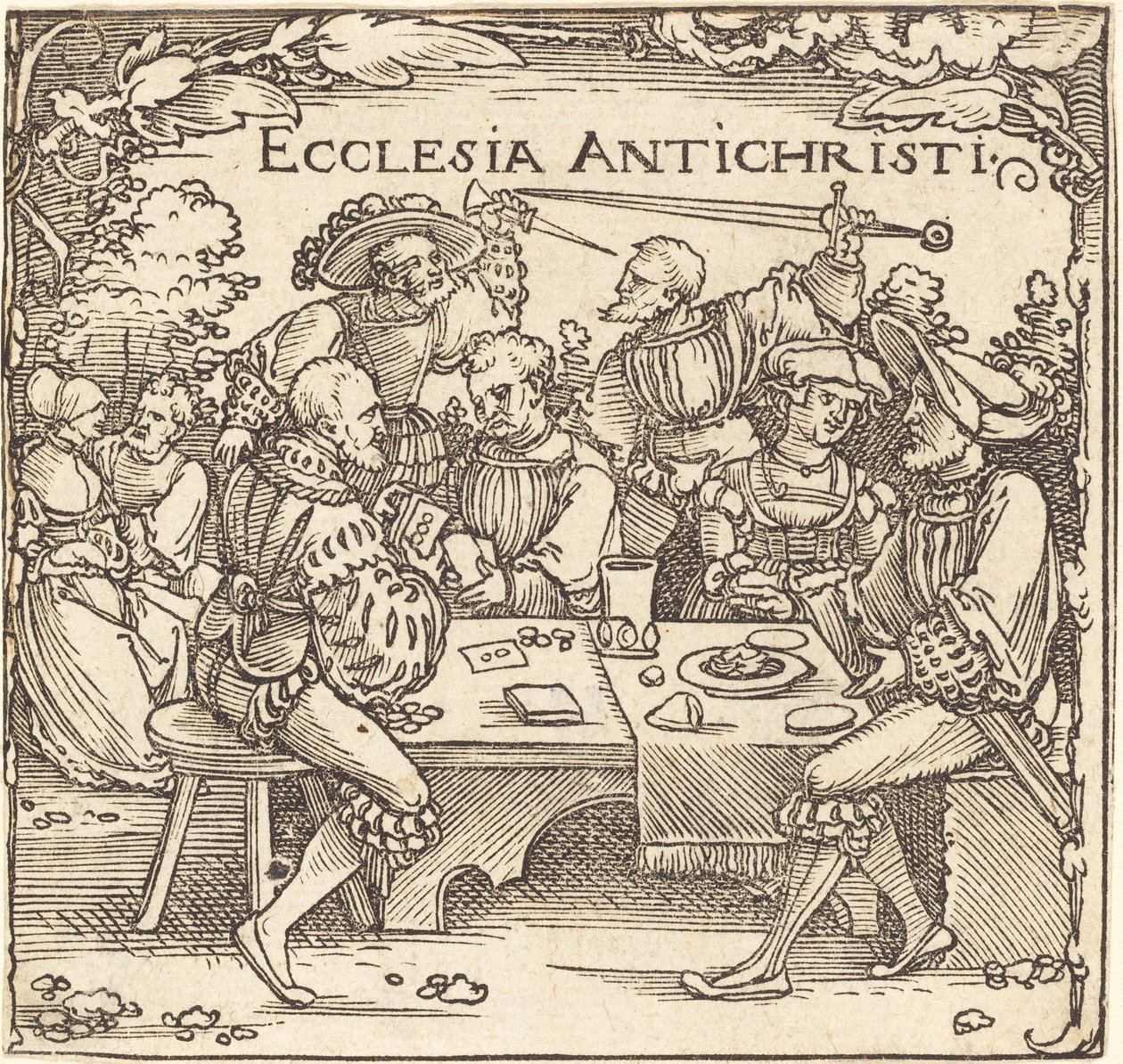 Ecclesia Antichristi von Sebald Beham