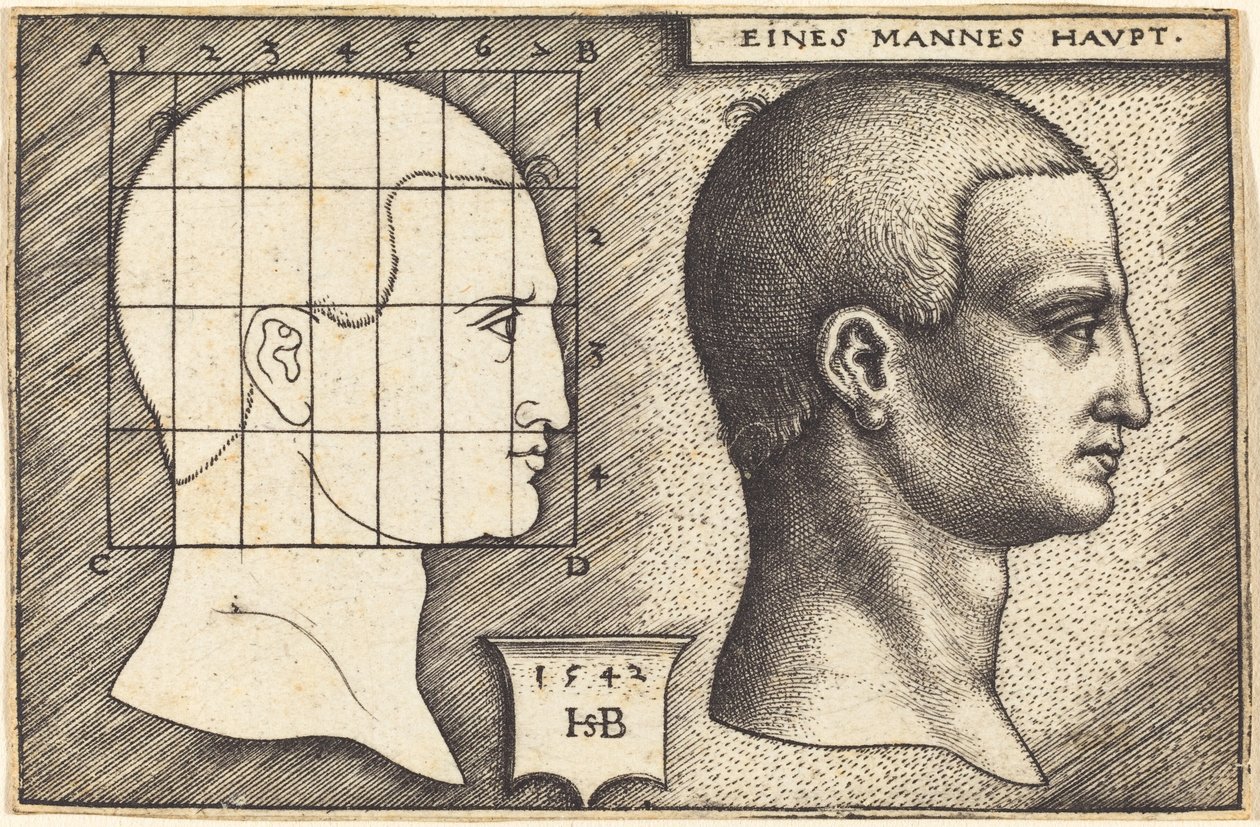 Kopf eines Mannes von Sebald Beham