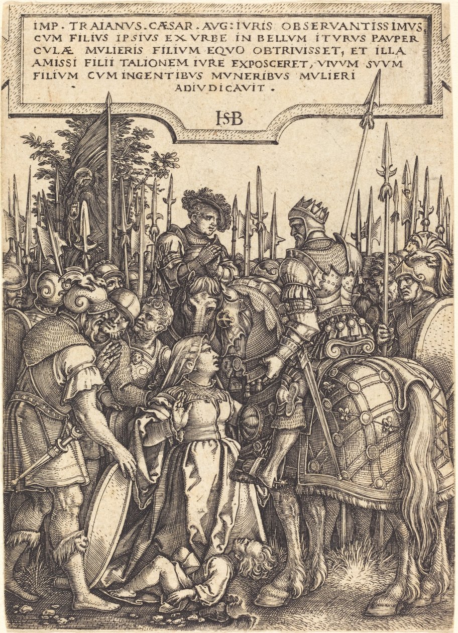 Trajans Gerechtigkeit von Sebald Beham
