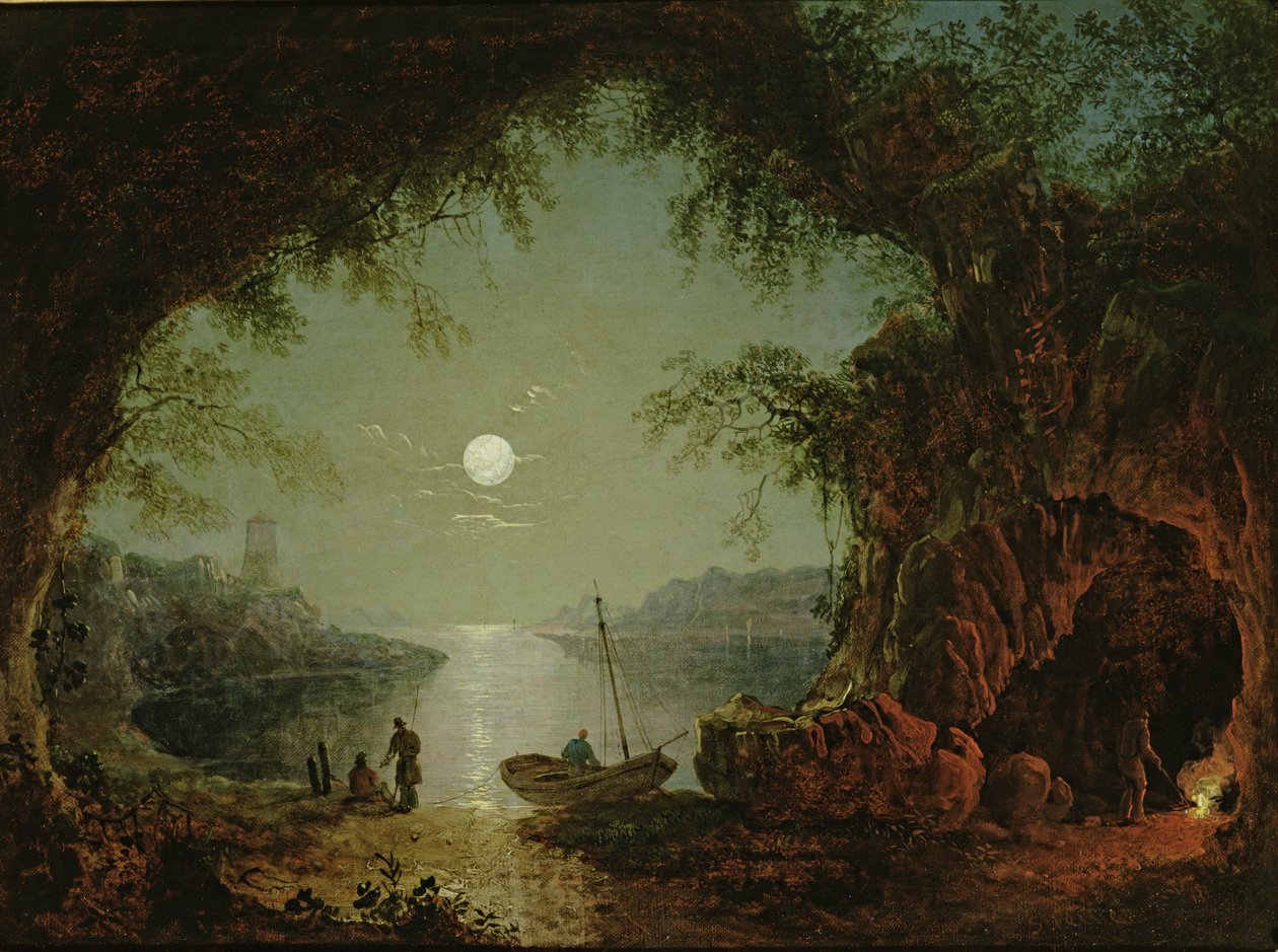 Eine mondbeschienene Bucht von Sebastian Pether