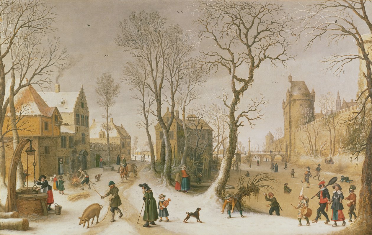Die vier Jahreszeiten: Winter von Sebastian Vrancx