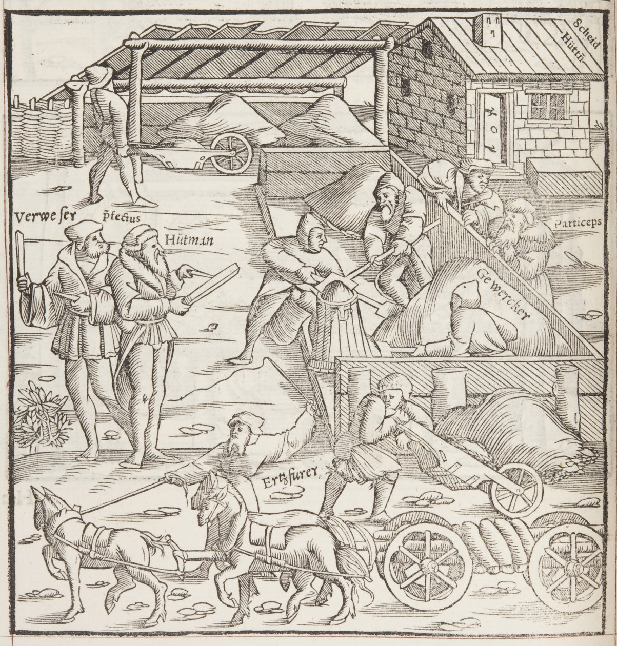 Cosmographia, (Detail) von Sebastian Munster