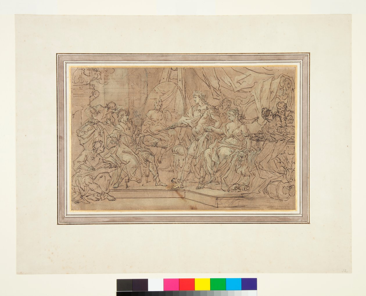 Alexander übergibt Campaspe an Apelles, ca. 1715 von Sebastiano Conca