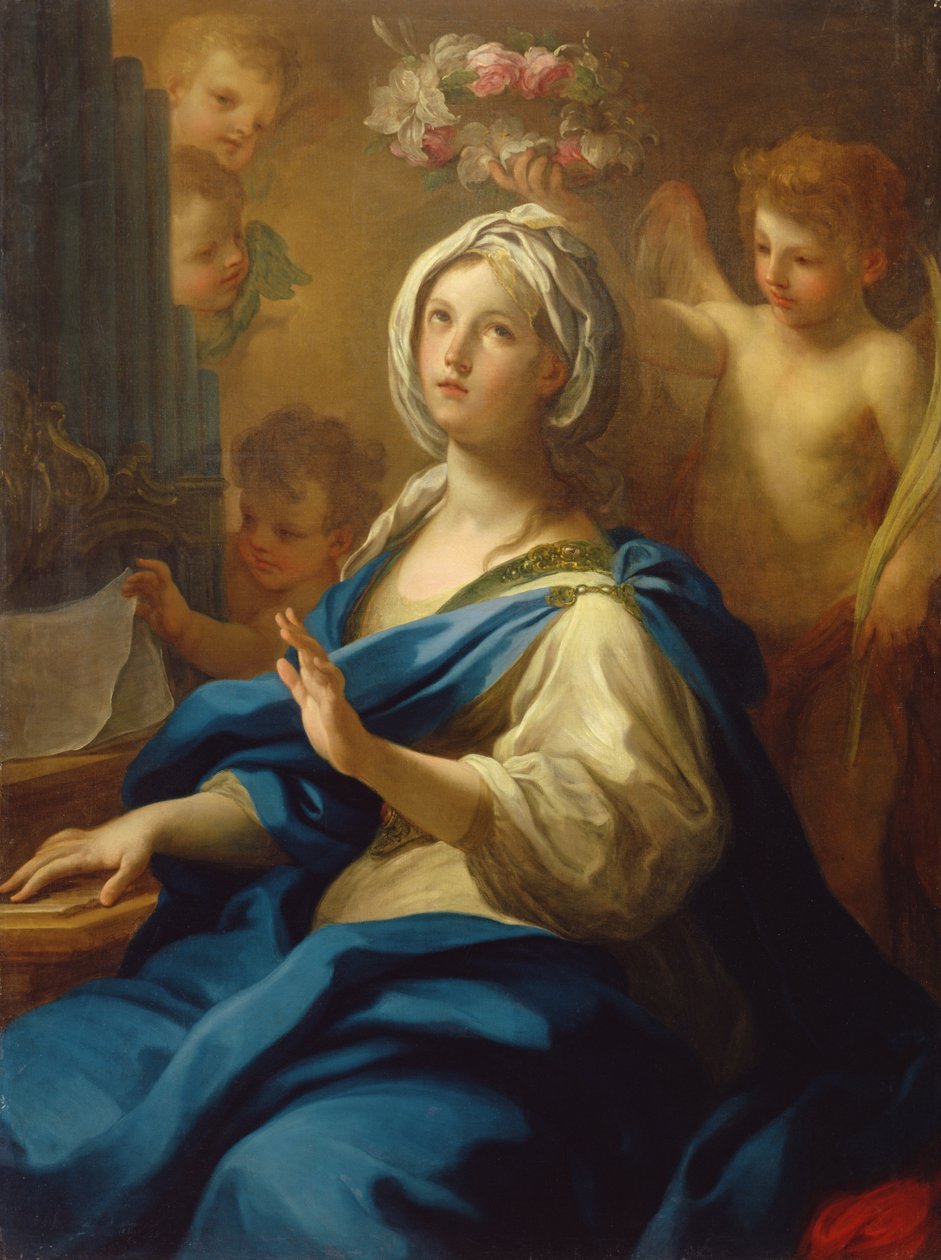 St. Cecilia von Sebastiano Conca