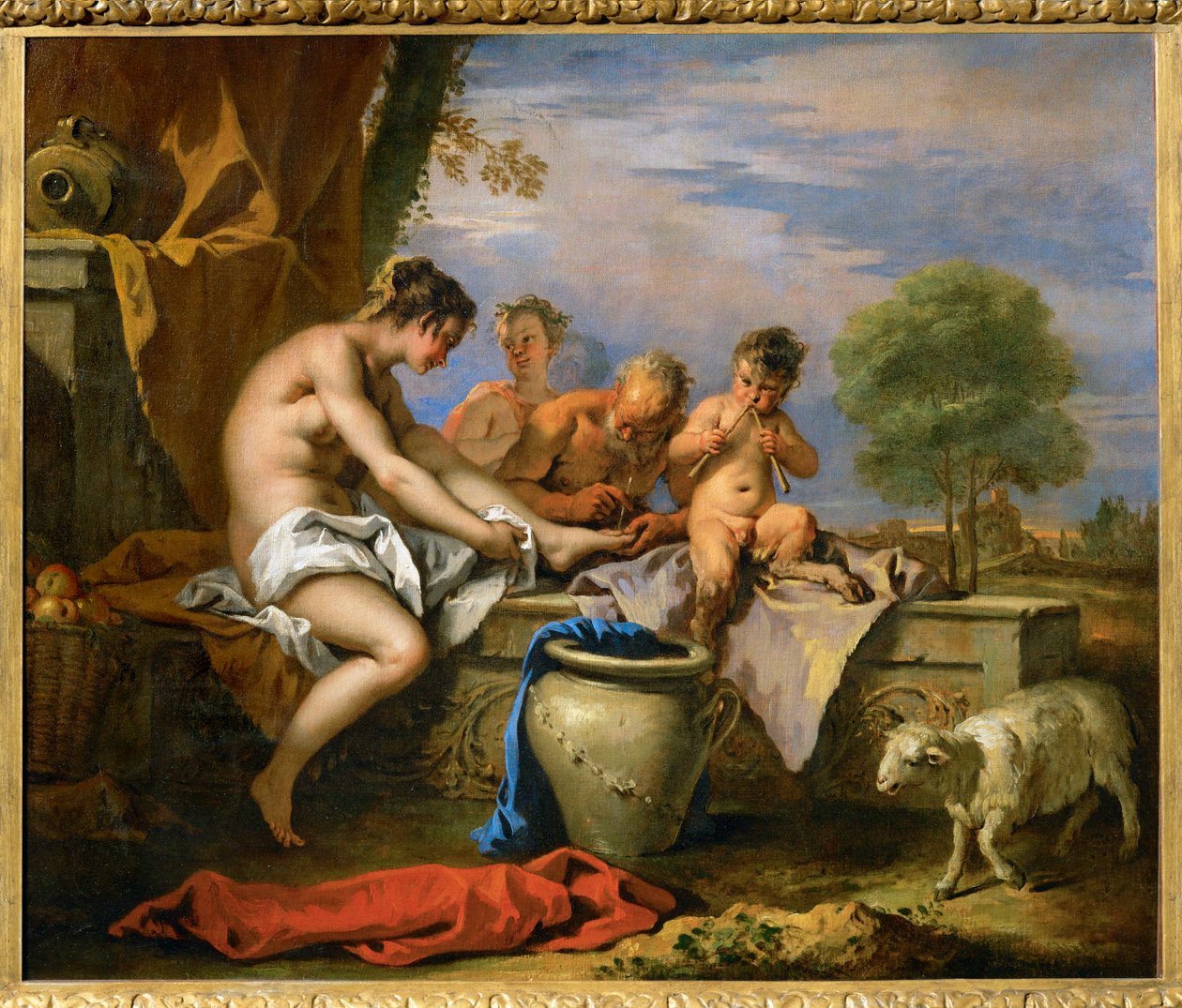 Nymphe und Satyrn von Sebastiano (attr. to) Ricci