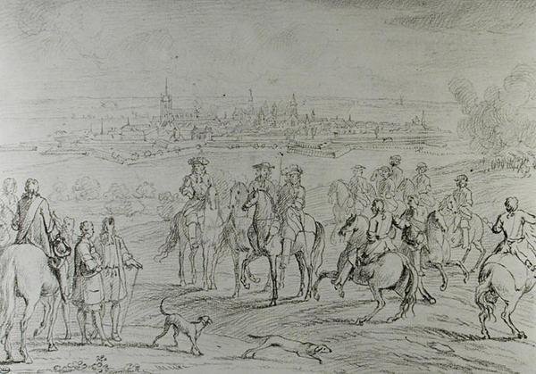 Die Belagerung von Oudenaarde von Sebastien I Le Clerc