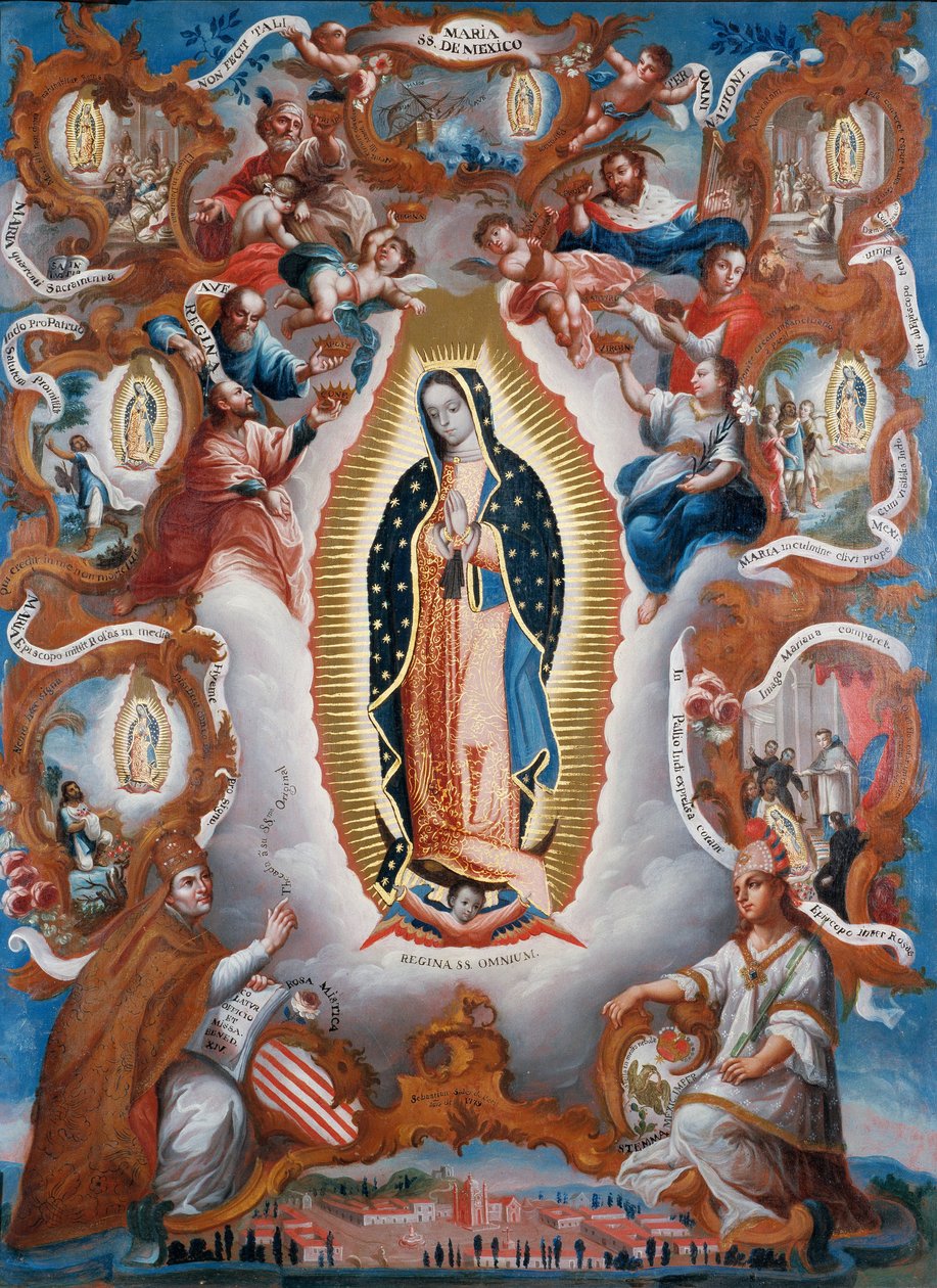 Unsere Liebe Frau von Guadalupe, 1779 von Sebastián Salcedo