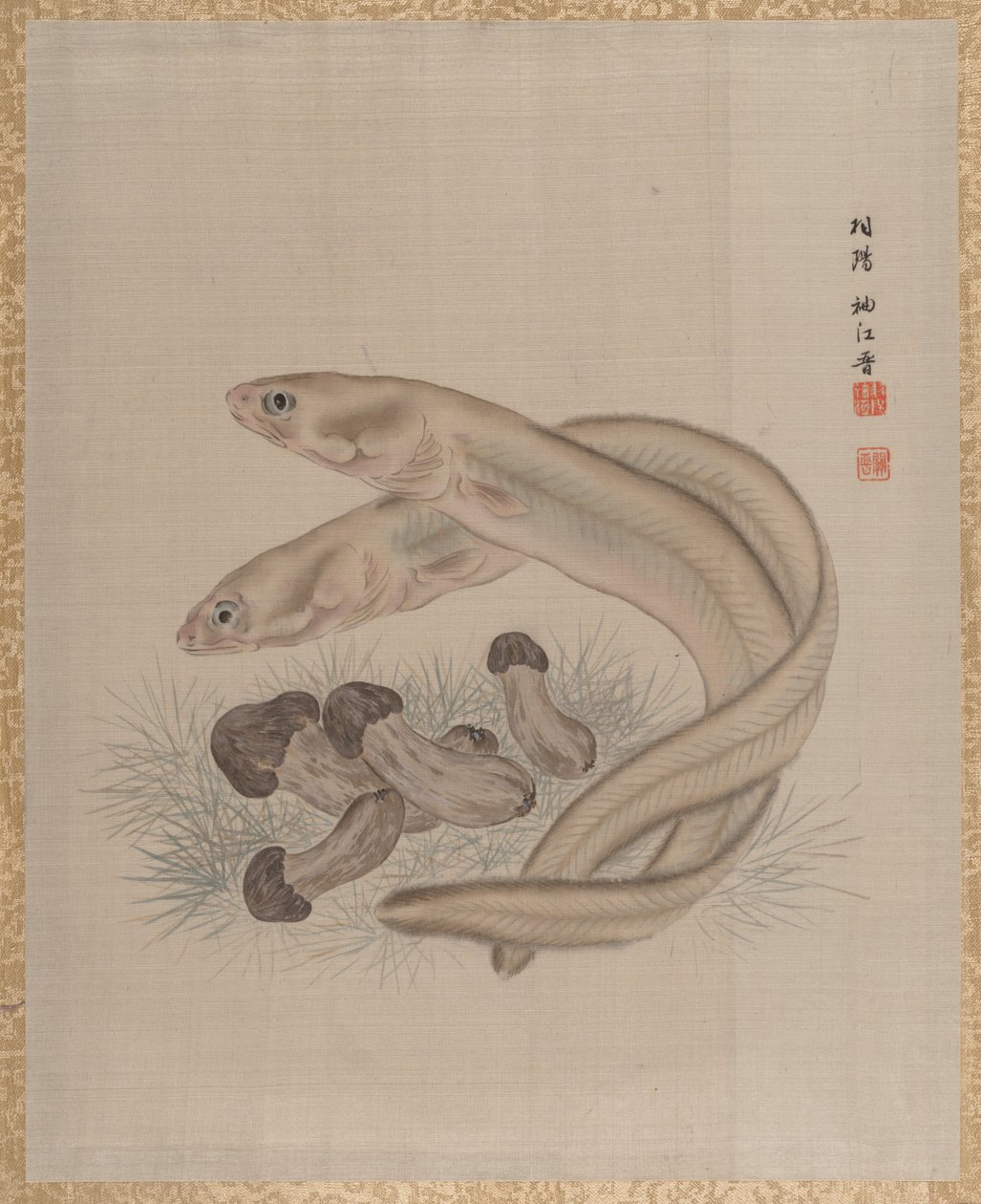 Aale, ca. 1890-92 von Seki Shuko