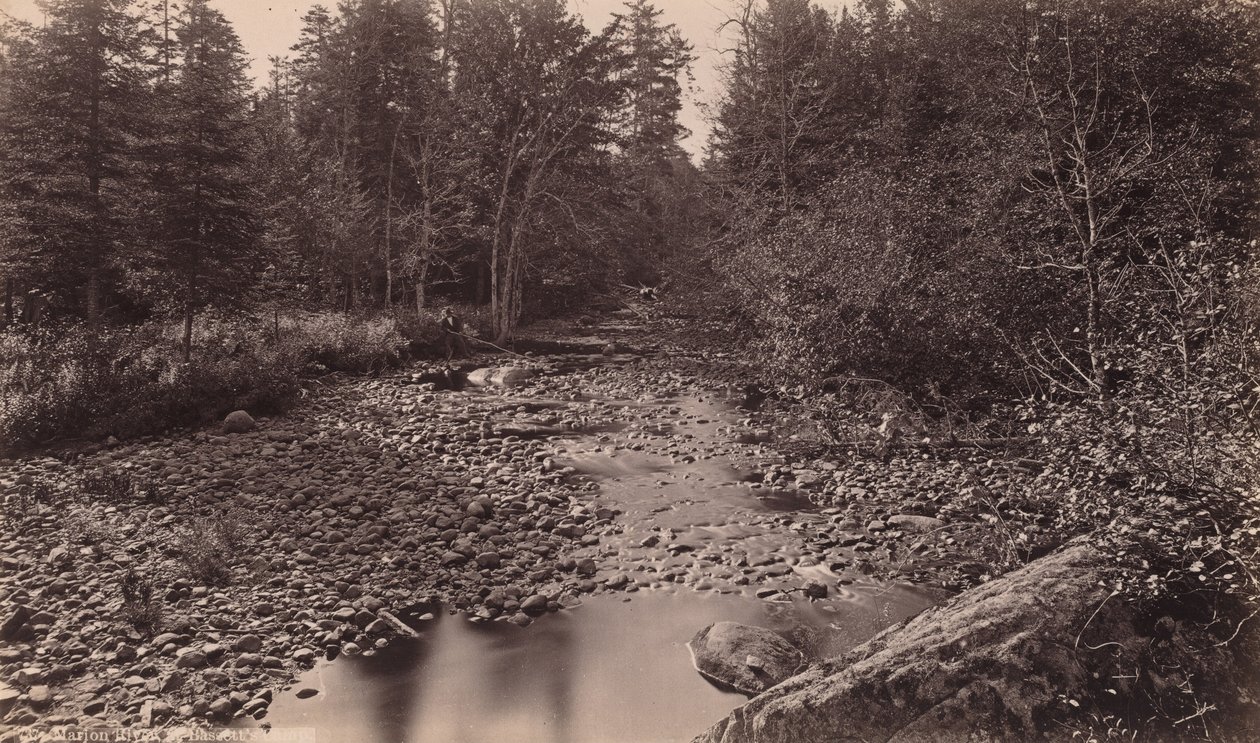 Marion River bei Bassetts Camp von Seneca Ray Stoddard