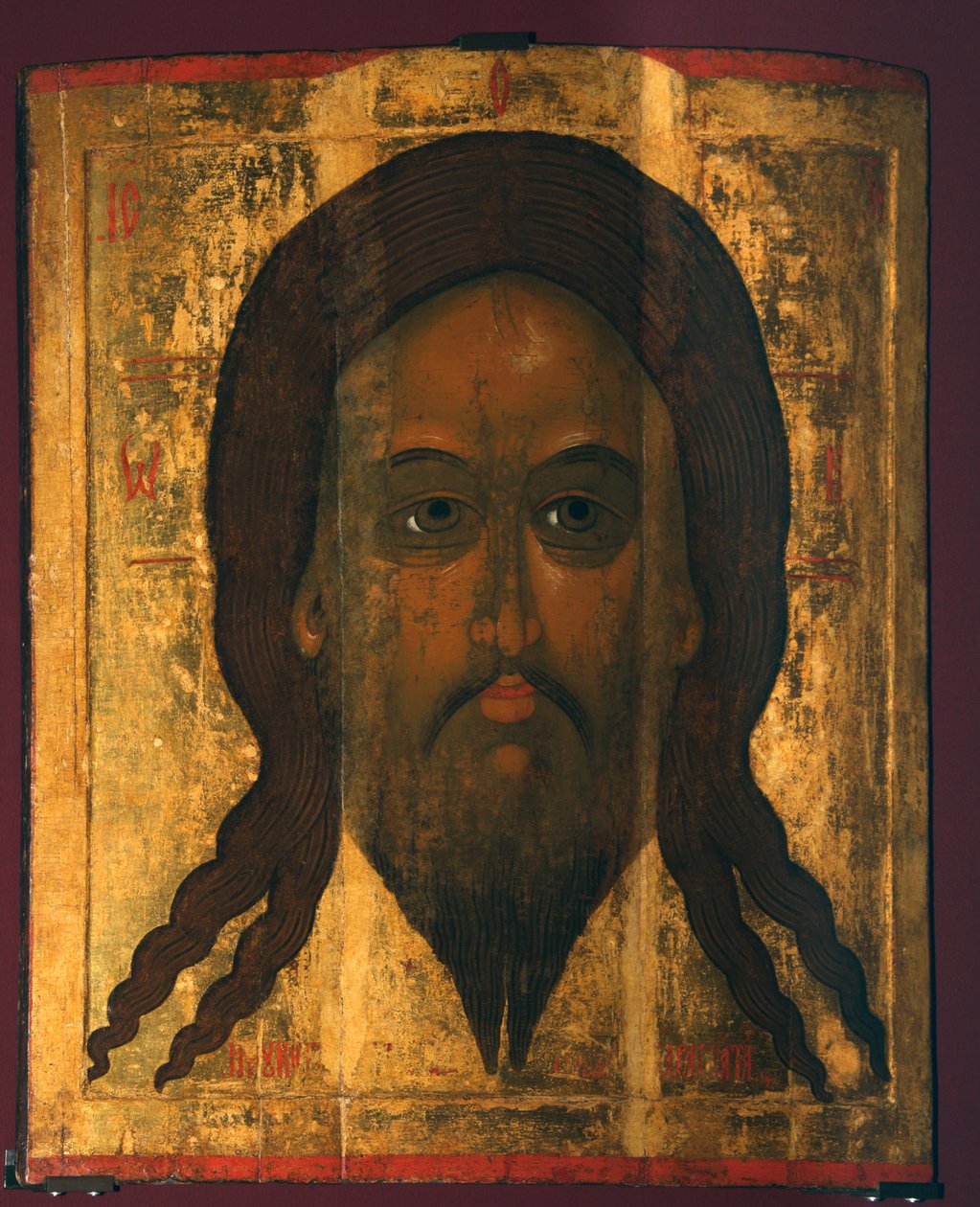 Heiliges Mandylion Das Vernikel, 1447 von Serapion