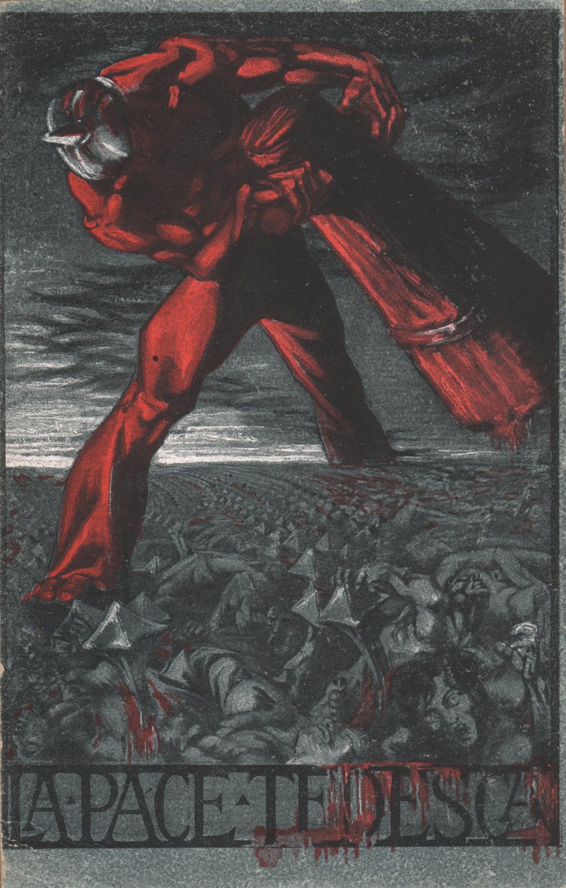 Der deutsche Frieden, um 1918 von Sergio Canevari