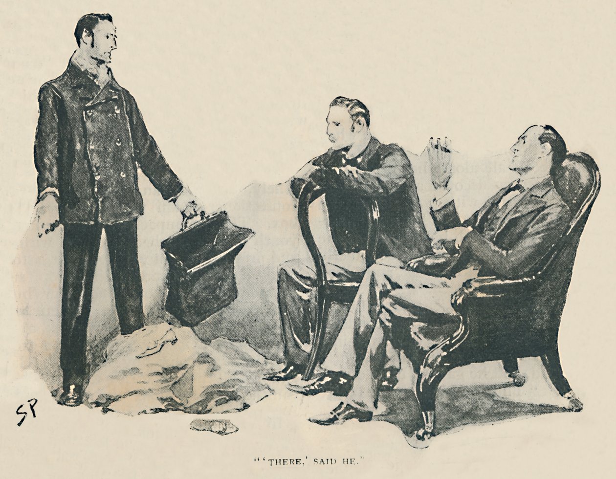 Da, sagte er, 1892 von Sidney Paget