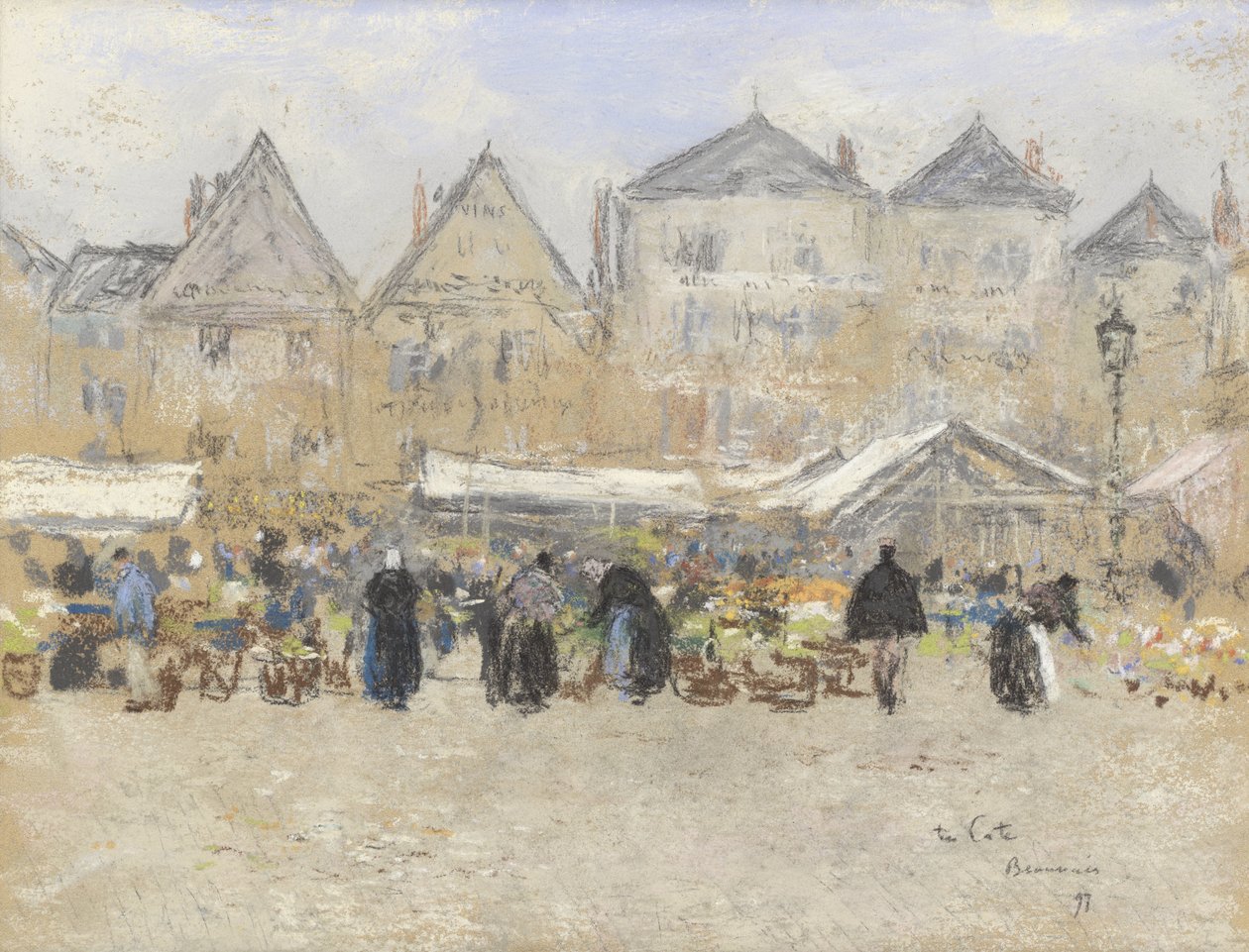 Markt in Beauvais von Siebe Johannes ten Cate