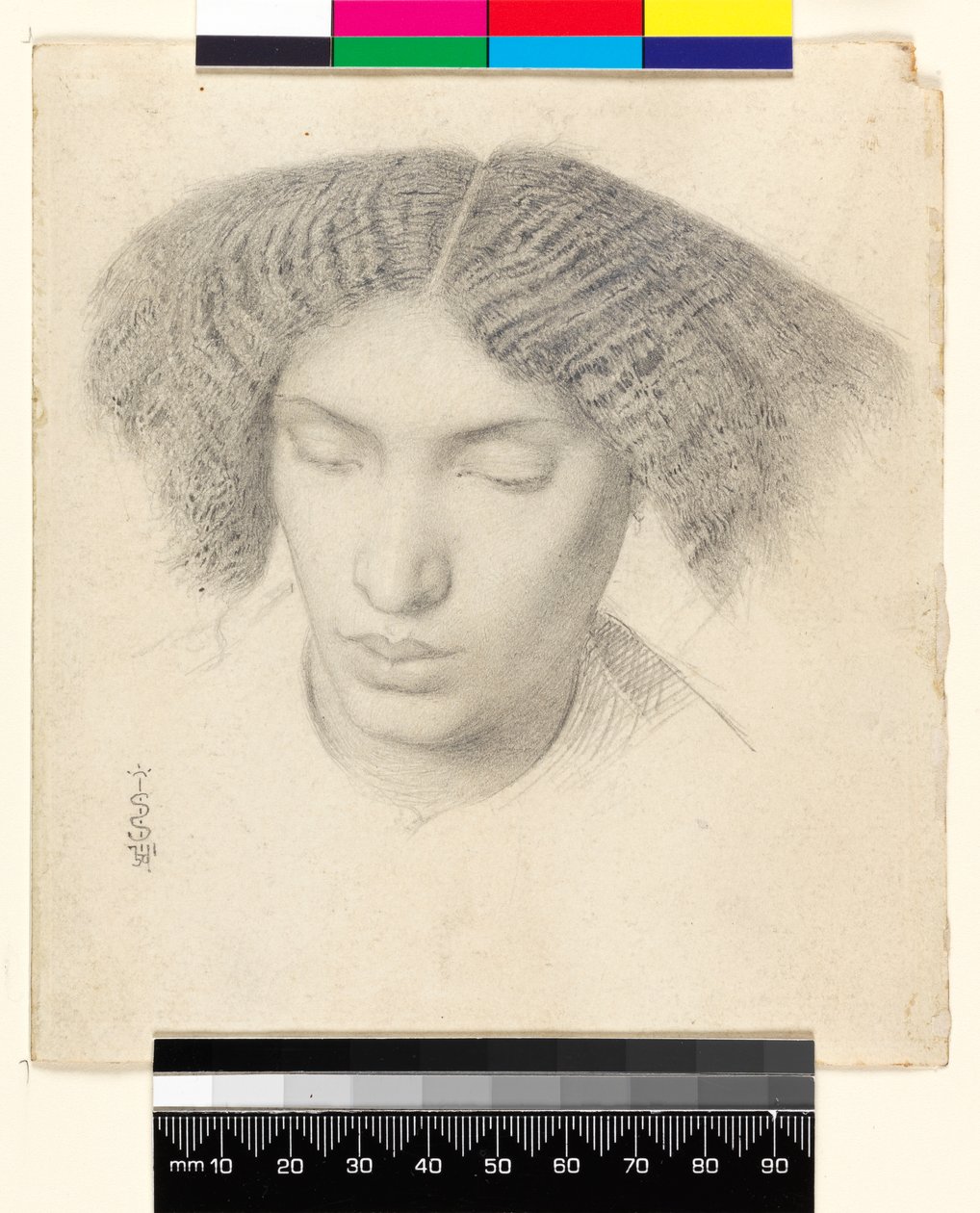 Porträt von Mrs. Fanny C.h.n, 1859 von Simeon Solomon