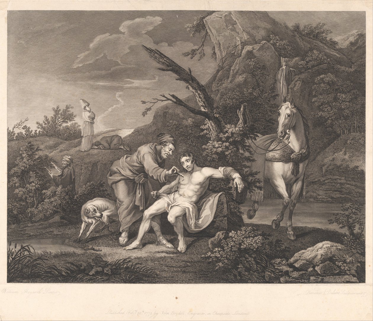Der barmherzige Samariter von Simon Francois Ravenet